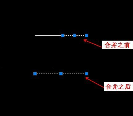 CAD怎么讓兩段直線合并？189.png